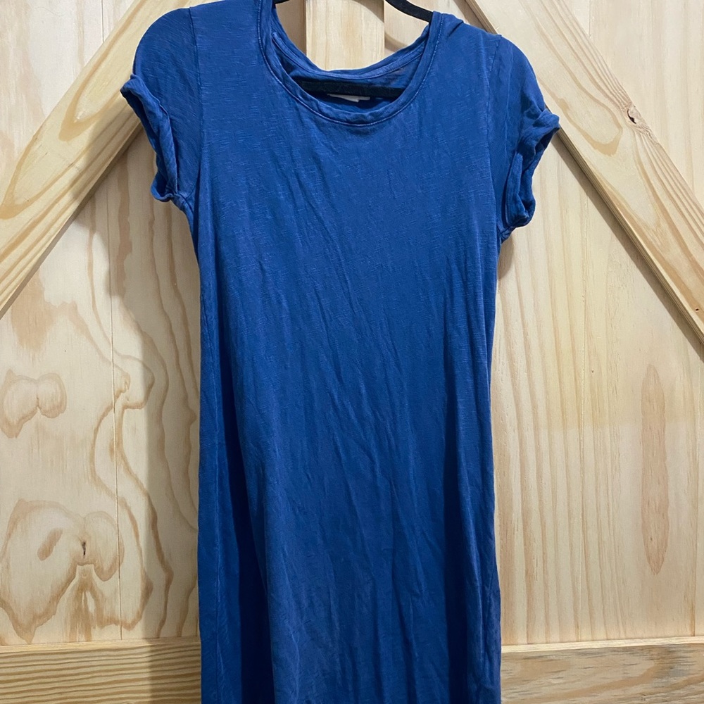 Blue tshirt dress